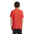 Camiseta adidas Train Essentials Aeroready 3 Bandas Regular Fit Niño Rojo