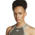 Sujetador Deportivo adidas Techfit Medium Support High Neck Mujer Verde Oliva