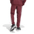 Pantalón adidas Essentials Fleece Tapered Cuff 3-Stripes Hombre Rojo