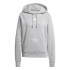 Sudadera adidas Signature Graphic Embroidery French Terry Loose Mujer Gris