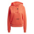 Sudadera adidas Signature Graphic Embroidery French Terry Loose Mujer Rojo