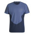 Camiseta de Running adidas Own The Run Colorblock Aero.Rdy Hombre Azul