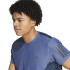 Camiseta de Running adidas Own The Run Colorblock Aero.Rdy Hombre Azul