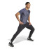 Camiseta de Fitness Gym+ 3 Bandas Hombre Azul