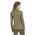 Camiseta de Montaña adidas Terrex Multi Half Zip Longsleeve Mujer Verde Oliva