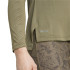 Camiseta de Montaña adidas Terrex Multi Half Zip Longsleeve Mujer Verde Oliva