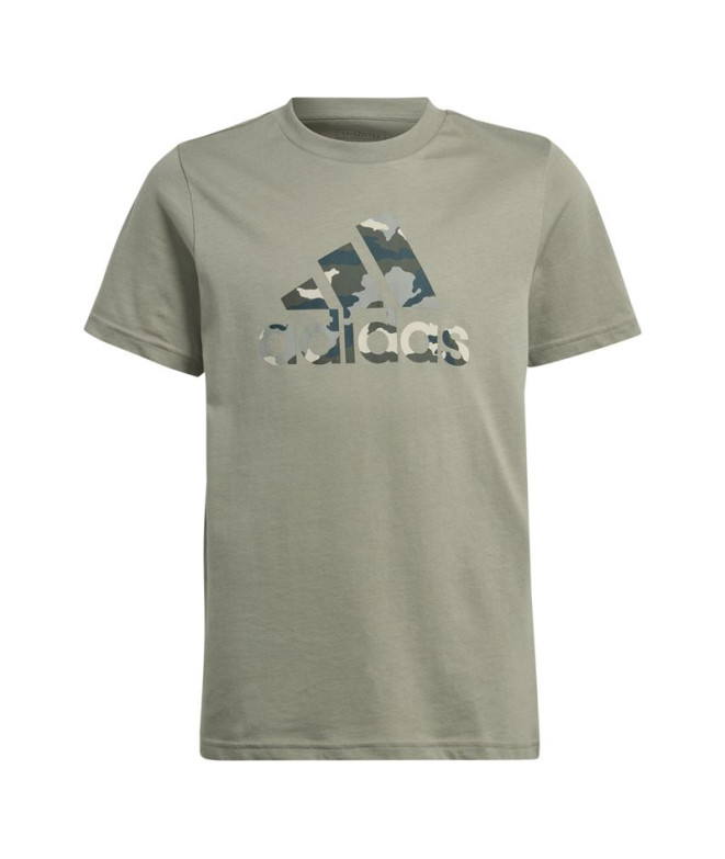 Camiseta adidas Camo Graphic Infantil Gris