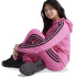 Mallas adidas Essentials 3-Stripes Cotton Niña Rosa