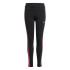 Mallas adidas Essentials 3-Stripes Cotton Niña Negro