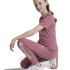 Mallas adidas Essentials Linear Logo Cotton Niña Rosa