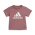 Conjunto adidas Essentials Organic Cotton Logo And Infantil Rosa