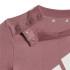 Conjunto adidas Essentials Organic Cotton Logo And Infantil Rosa