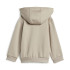 Conjunto adidas Essentials 3 Bandas Full Zip Fleece Infantil Beige
