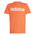 Camiseta adidas Essentials Linear Logo Cotton Infantil Rojo
