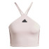 Camiseta adidas Tiro Cut 3 Bandas Summer Triangle Mujer Rosa