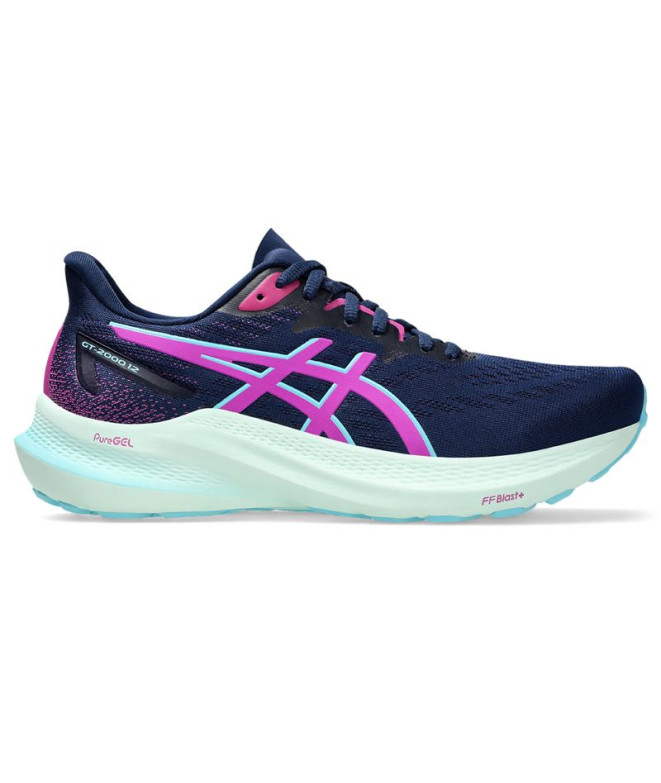 Zapatillas de Running ASICS Gt-2000 12 Mujer Azul
