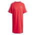 Vestido adidas Essentials 3 Bandas Single Boyfriend Mujer Rojo