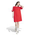 Vestido adidas Essentials 3 Bandas Single Boyfriend Mujer Rojo