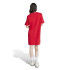 Vestido adidas Essentials 3 Bandas Single Boyfriend Mujer Rojo
