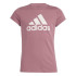 Camiseta adidas Essentials Big Logo Cotton Niña Rosa