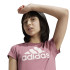 Camiseta adidas Essentials Big Logo Cotton Niña Rosa