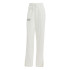 Pantalones adidas Signature Graphic Embroidery French Terry Straight Mujer Blanco