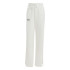 Pantalones adidas Signature Graphic Embroidery French Terry Straight Mujer Blanco