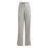 Pantalones adidas Signature Graphic Embroidery French Terry Straight Mujer Gris
