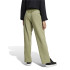Pantalones adidas Signature Graphic Embroidery French Terry Straight Mujer Verde