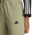 Pantalones adidas Signature Graphic Embroidery French Terry Straight Mujer Verde