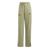 Pantalones adidas Signature Graphic Embroidery French Terry Straight Mujer Verde
