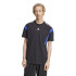 Camiseta adidas Colorblock Hombre Negro/Blanco