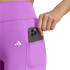 Mallas de Fitness adidas Optime 7Inch Mujer Morado