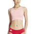 Camiseta de Running adidas Adizero Essentials Running Crop Top Mujer Rosa