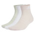 Calcetines adidas Cushioned Sportswear Ankle 3 Pair Pack Infantil Blanco