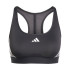 Sujetador Deportivo de Fitness adidas Powerreact Train 3 Bandas Mujer Negro