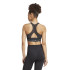 Sujetador Deportivo de Fitness adidas Powerreact Train 3 Bandas Mujer Negro