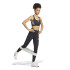 Sujetador Deportivo de Fitness adidas Powerreact Train 3 Bandas Mujer Negro