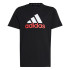 Camiseta adidas Essentials 2 Colored Big Logo Cotton Infantil Negro