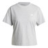 Camiseta adidas Essentials Small Logo Mujer Gris