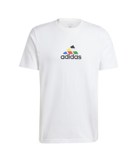 Camiseta adidas House Of Tiro Nations Graphic Hombre Blanco