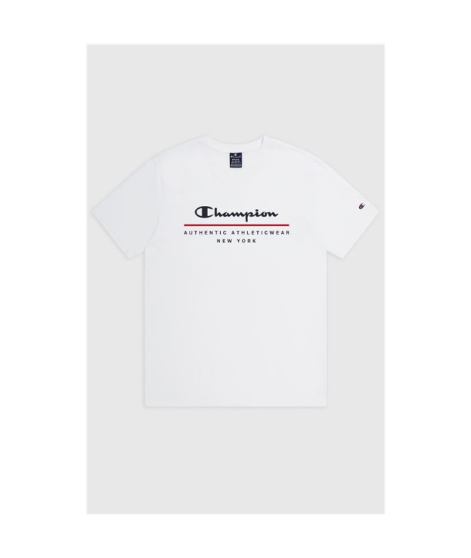 Camiseta Champion Crewneck Hombre Blanco