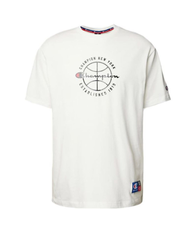 Camiseta Champion Crewneck Hombre Blanco