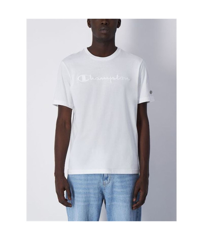 Camiseta Champion Crewneck Hombre Blanco