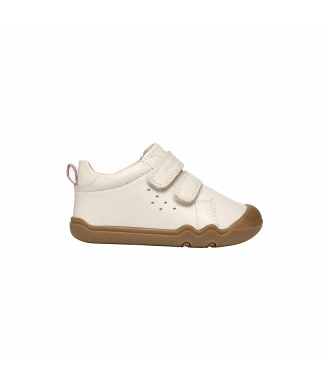 Zapatillas Geox Steppieup A - Nappa Niño Blanco...