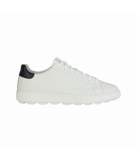Zapatillas Geox Spherica Ecub-1 Hombre Blanco/Azul Marino