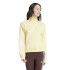 Sudadera adidas Essentials 3 Bandas French Terry Quarter Zip Mujer Amarillo