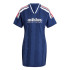 Vestido adidas Tiro Cut 3 Bandas Jacquard Mujer Azul