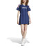 Vestido adidas Tiro Cut 3 Bandas Jacquard Mujer Azul