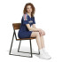 Vestido adidas Tiro Cut 3 Bandas Jacquard Mujer Azul